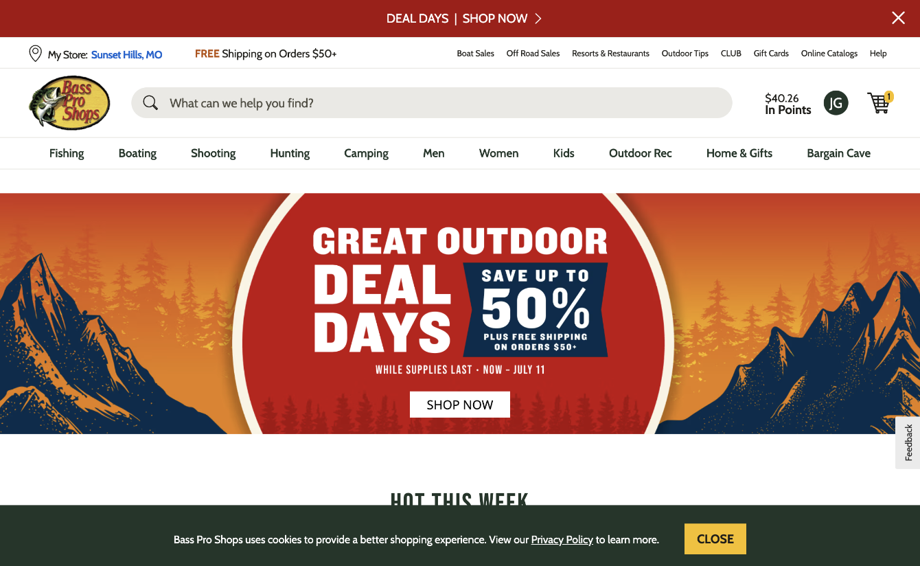 Bass Pro Shops/Cabelas